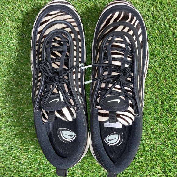 Nike Air Max 97 G NRG Golf Shoes Zebra Fur Black Sail DH1313-001 Mens 14 NEW main image 5